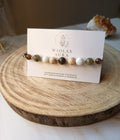 Armband mit Mondstein & Achat