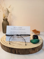 Armband mit Malachit & Obsidian