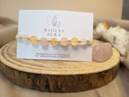 Armband mit Rosenquarz & Citrin