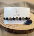 Armband mit Obsidian & Labradorit