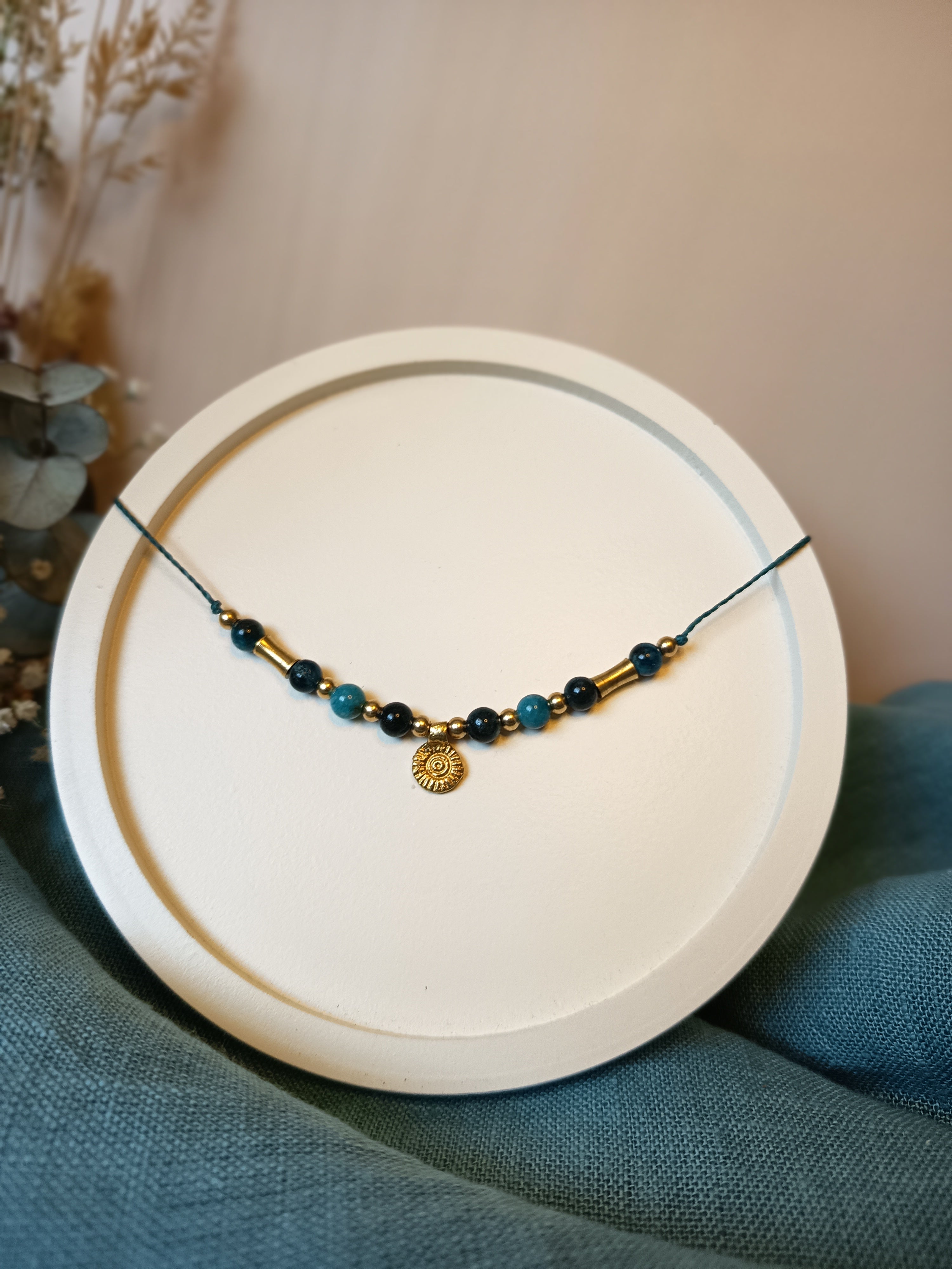 Halskette Choker Apatit