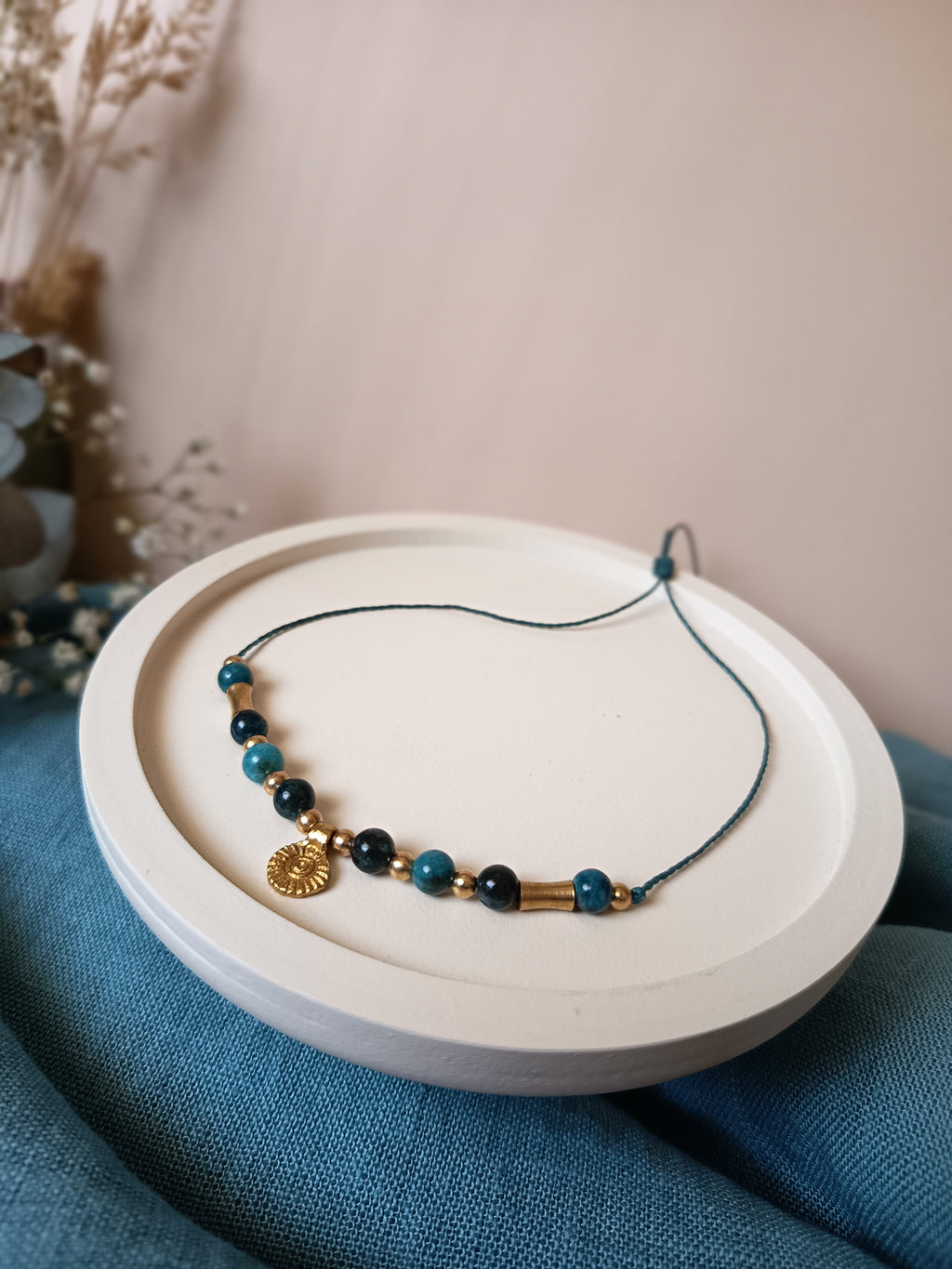 Halskette Choker Apatit